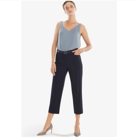 MM Lafleur Pants - MM Lafleur Chester Pants Fine Wool in Navy Blue Size 4 NWT